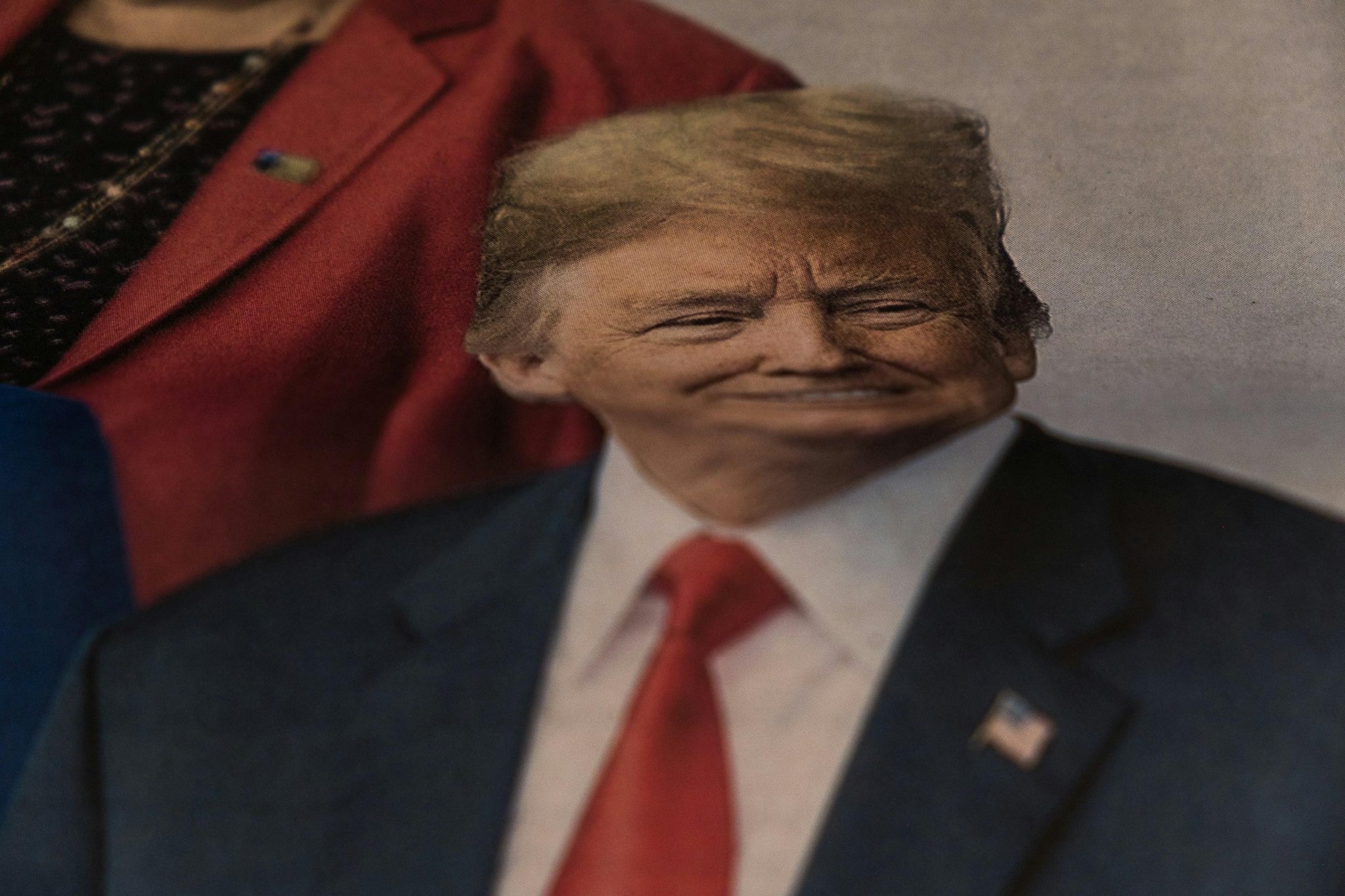Retrato de Donald Trump